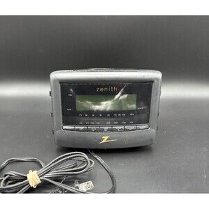 Zenith Dual Alarm Clock Radio AM/FM Stereo Model Z124B (Tested And Works)